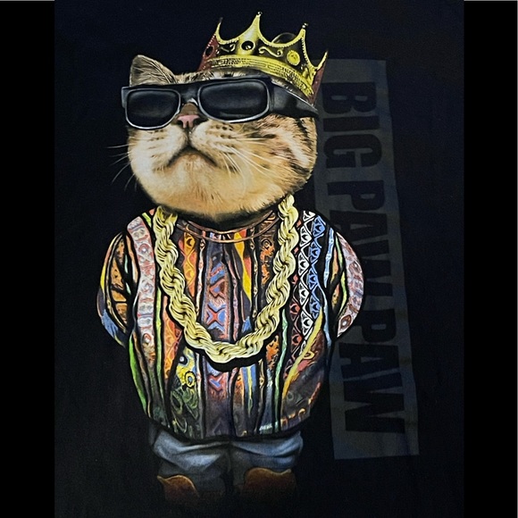 Doma Other - Big Paw Paw Black Cat Biggie Parody Graphic